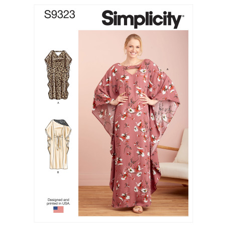 Kaftan snitmønster Simplicity 9323