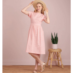 Kjole m/lommer snitmønster Simplicity 9324