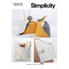 Strikketaske snitmønster Simplicity 9332