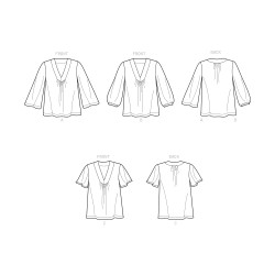 Tunika også plusmode snitmønster Simplicity 9333