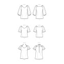 Tunika m/vingeærme plusmode snitmønster Simplicity 9334