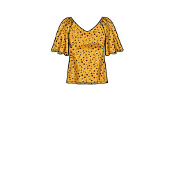 Tunika m/vingeærme plusmode snitmønster Simplicity 9334