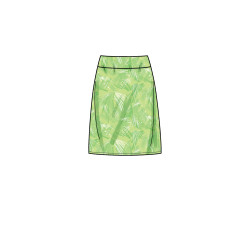 Shorts og nederdel snitmønster Simplicity 9336