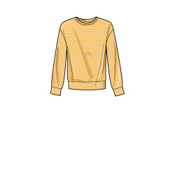 Trøje og joggingbukser  ham/hende snitmønster Simplicity 9337