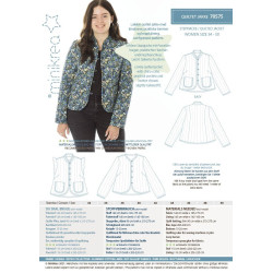 Quiltet Jakke  Minikrea snitmønster 70575