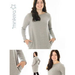 Sweat Kjole Minikrea snitmønster 70040