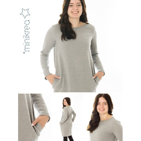 Sweat Kjole Minikrea snitmønster 70040