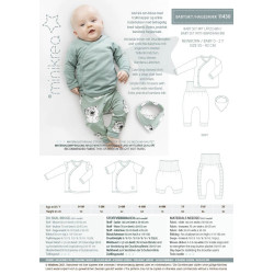 Babysæt/hagesmæk  Minikrea snitmønster 11430