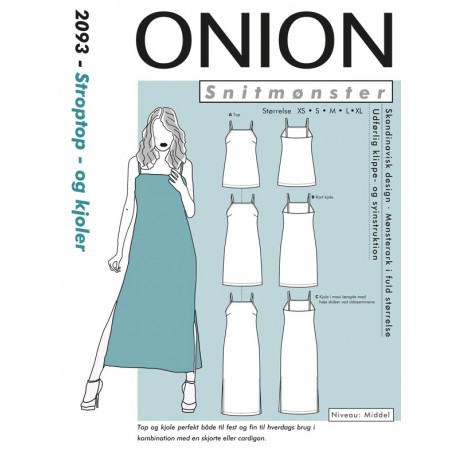 Stroptop - og kjole onion snitmønster 2093