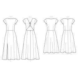 Kjole m/slids New look snitmønster 6696