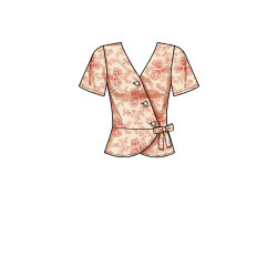 Peplum bluse  New look snitmønster 6700
