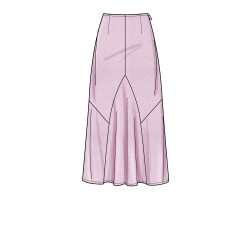 Nederdel New look snitmønster 6702