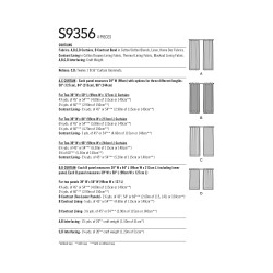 Hellange Gardiner Simplicity snitmønster 9356 OS