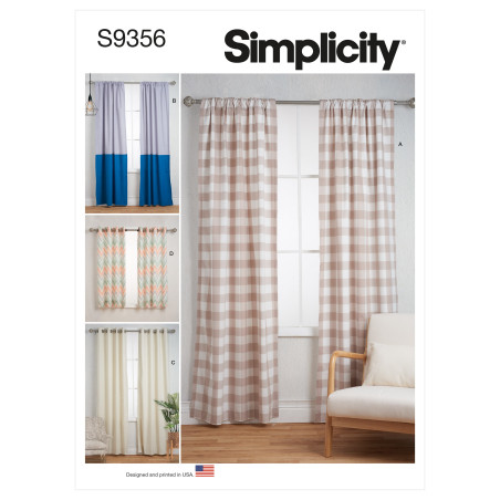 Hellange Gardiner Simplicity snitmønster 9356 OS