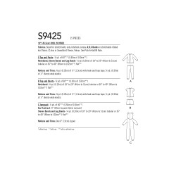 Dukketøj 45,5 cm dukke Simplicity snitmønster 9425 OS