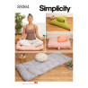 Meditations måtte og puder  Simplicity snitmønster 9364 OS
