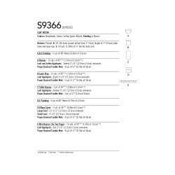 Dekorationer til hjemmet Simplicity snitmønster 9366