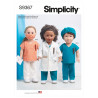 Dukketøj Simplicity snitmønster 9367 OS