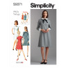 1960´vintage Kjole også plusmode Simplicity snitmønster 9371