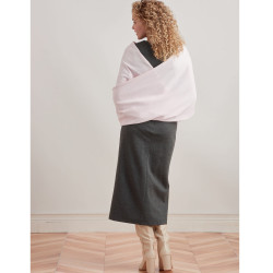 Kropsnær kjole og sjælevarmer Simplicity snitmønster 9372 A