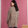 Cardigan  med lommer Simplicity snitmønster 9373 A