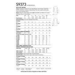 Cardigan  med lommer Simplicity snitmønster 9373 A