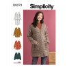 Cardigan  med lommer Simplicity snitmønster 9373 A