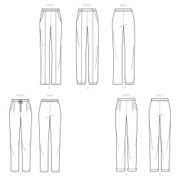 Bukser m/opsmøg  også plusmode Simplicity  snitmønster 9376