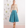 Nederdel m/knapper også plusmode Simplicity snitmønster 9377