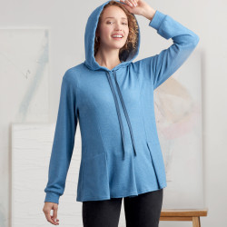 Hættetrøje/bluse også plusmode Simplicity snitmønster 9384