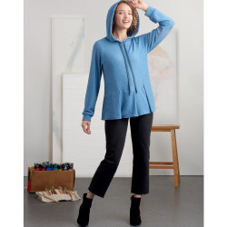 Hættetrøje/bluse også plusmode Simplicity snitmønster 9384