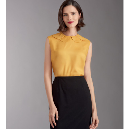 1960ér Vintage  bluse  Simplicity snitmønster 9386