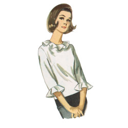 1960ér Vintage  bluse  Simplicity snitmønster 9386