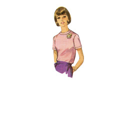 1960ér Vintage  bluse  Simplicity snitmønster 9386