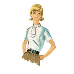 1960ér Vintage  bluse  Simplicity snitmønster 9386