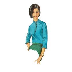 1960ér Vintage  bluse  Simplicity snitmønster 9386