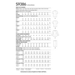 1960ér Vintage  bluse  Simplicity snitmønster 9386