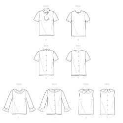 1960ér Vintage  bluse  Simplicity snitmønster 9386