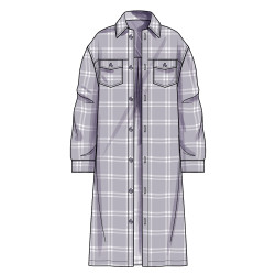 Unisex jakke og frakke Simplicity snitmønster 9388 A