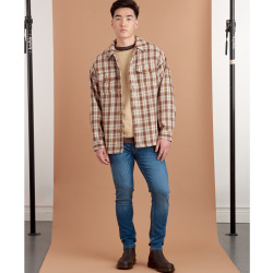 Unisex jakke og frakke Simplicity snitmønster 9388 A