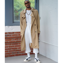 Herre Trench Coat Simplicity snitmønster 9389