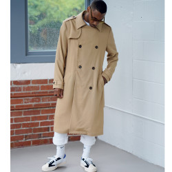 Herre Trench Coat Simplicity snitmønster 9389