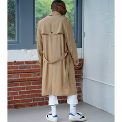 Herre Trench Coat Simplicity snitmønster 9389