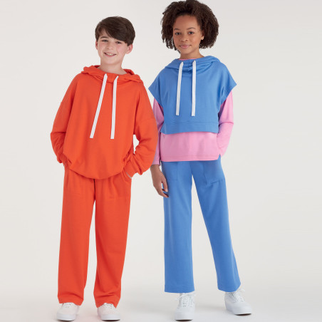 Joggingtøj til børn Simplicity snitmønster 9394 A