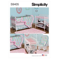 Tilbehør til babyværelset Simplicity snitmønster 9405 os