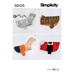 Hundetøj Simplicity snitmønster 9426 A