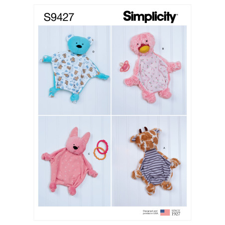 Sutteklud Simplicity snitmønster 9427 OS