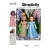 Dukkrtøj Simplicity snitmønster 9438