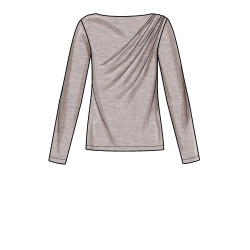 Bluse m/drapering Simplicity snitmønster 9451