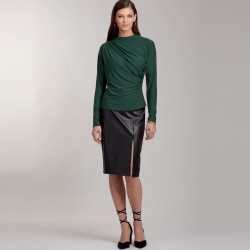Bluse m/drapering Simplicity snitmønster 9451